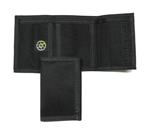 Sprocket Men's Nylon Trifold Wallet - 600D (Black)