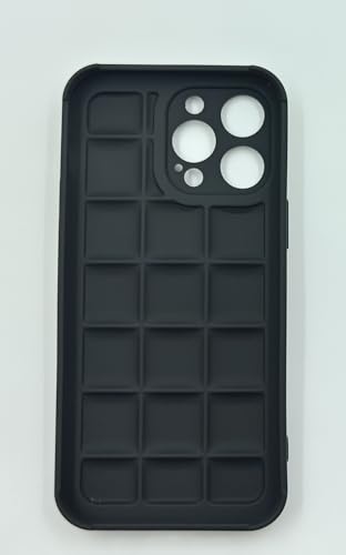 Image of BWOGUE Cool Puffer Case for iPhone 14 Pro，Full Body Protection Phone Cover /Case for iPhone 14pro, Shockproof Protective Silicone Cover for iPhone 14 pro Cover -iPhone 14 Pro, Black