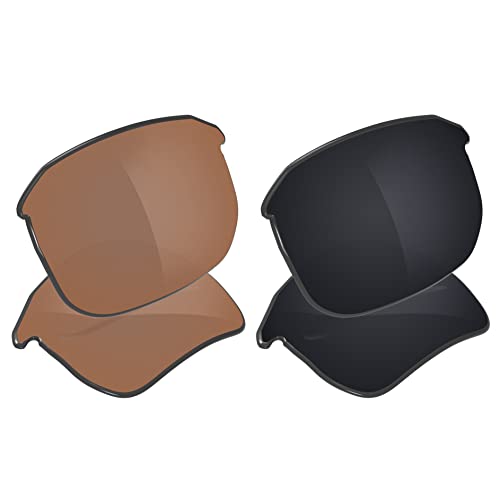Image of Galvanic Replacement Lenses for BOSE Tempo Sunglasses - Amber + Black Polarized - Combo Pack