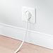 deleyCON 6-Fach Steckdosenleiste mit beleuchtetem EIN/AUS Schalter - 3,0m Kabel - 6X Schutzkontaktbuchse Mehrfachsteckdose Stromkabel Verteiler Verlängerung Stromleiste Haushalt Büro 3680W 16A - Weiß
