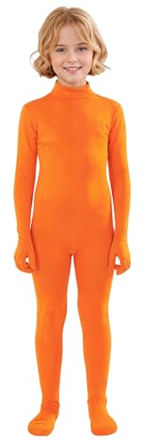 ATHX Kids High Stretch Halloween Cosplay Party Bodysuit Costume Child Spandex Back Zipper Headless Zentai Skin Suit Unitard