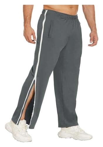 Pantalon de rééducation pour hommes et femmes avec zip latéral pratique