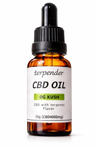 terpender (超高濃度) CBDオイル 40% CBD4000mg 10g 1本 高濃度 国産 MCTオイル配合 テルペン入り 経口摂取 新基準クリアの商品画像（Amazon）