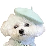 Ce béret en laine offre une excellente chaleur et confort pour l'animal de compagnie par temps froid, efficacement froid pendant les promenades en plein air et assure une protection pour les chiens et les chats