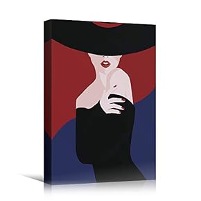 SIGNWIN Canvas Wall Art A Young Woman with...