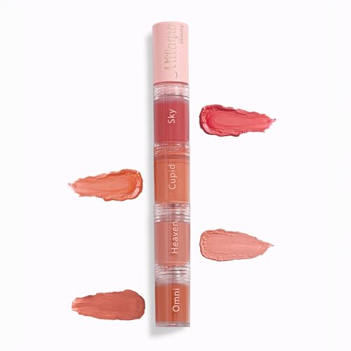 Milagro Beauty Quad Squad 2.0, Matte Liquid Lipstick 4 Shades In 1, Intense Color, Long-Lasting, Moisturizing & Non-Drying, Smudge-Proof & Waterproof (4Ml)
