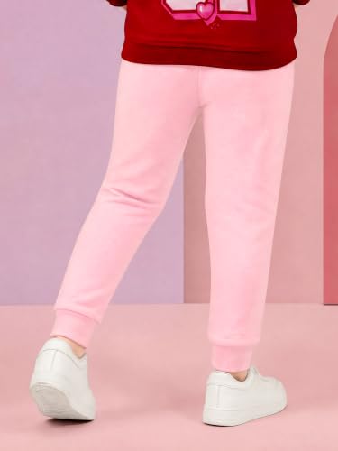 Image of KiddoPanti Boys Solid Fleece Track Pants | Cotton Poly Fleece Fabric | Ankle Length Bottom Rib | 2 Front Patch Pocket | Elastic Waist & Drawcord | Jogger Track Pants for Boys