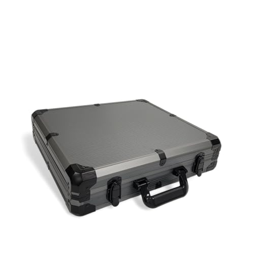 MRC POKER Deluxe Poker Chip Case Gray (1000 Chips Capacity)