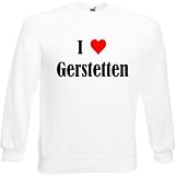 gerstetten dettingen veranstaltungen unsere I Love Sweatshirt`s sind universall für Männer und Frauen