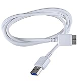 Q.M.R Direct Ladekabel / Datenkabel für Samsung Note 3 9000 & Samsung Galaxy S5 (weiß), Micro-USB 3.0, Originalteil