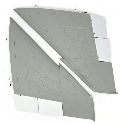 Jeu d'ailes principales pour avion RC 2018 F4 90mm F-4 gris