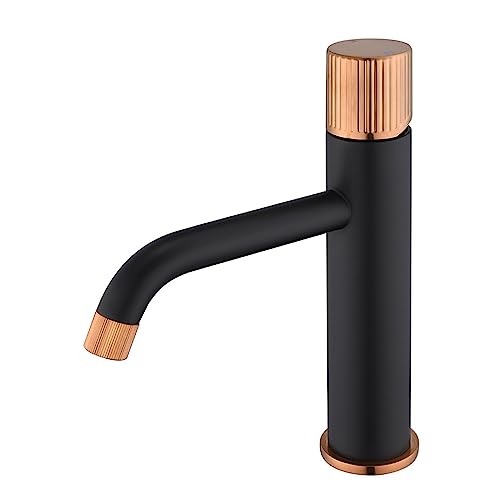 Mitigeur de lavabo encastré MOCHAMIK gris pour une routine matinale sereine