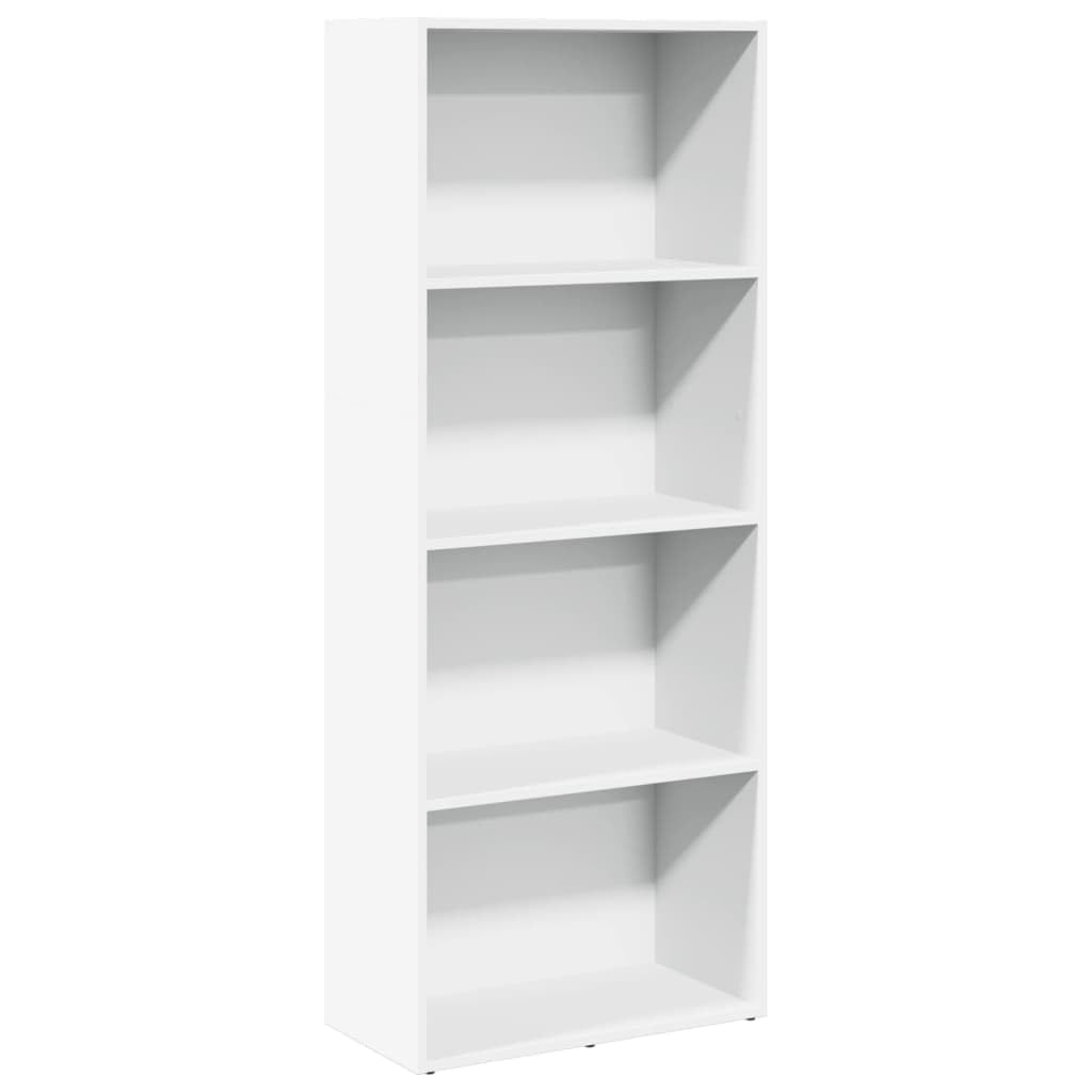 Generisch Bücherregal Weiß 60x30x152 cm Holzwerkstoff,Möbel,Regalsysteme,Bücherregale Bücherschränke-857908