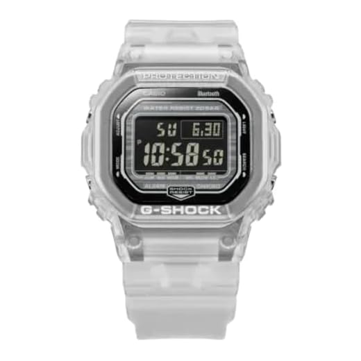 Casio G-Shock Reloj Digital para Hombres de Cuarzo con Correa en Plástico DW-B5600G-7ER