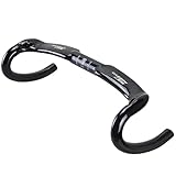 Diseño ergonómico: las barras curvas le brindan mucho más control y hacen que la posición de conducción sea más cómoda, la mejor opción para ciclistas, para bicicletas de carretera.