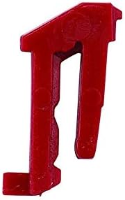 Intermatic 107SB189 ON Tripper, a small red plastic component with a clip-like design.