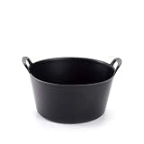 Color del producto es negro CABLEPELADO Capazo plastico 15 Litros Negro