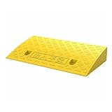 Portable Curb Ramps for Vehicles, High Load Capacity Rubber Slope Ramps Ideal for Cars, Trucks, RVs, and Wheelchairs