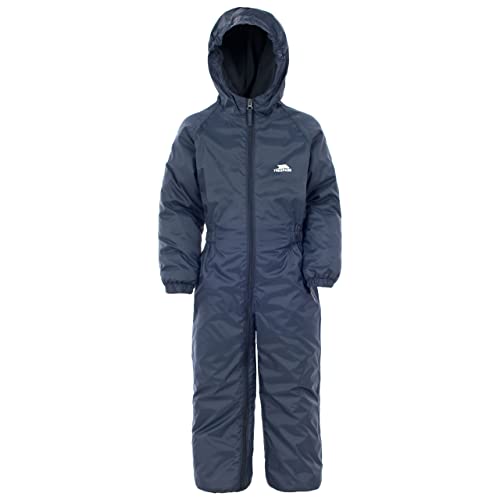 Trespass Traje Impermeable Anti Goteo, para niños, Unisex, Niños, Traje Impermeable, Drip Drop, BLU - BLU Navy, 7-8 años