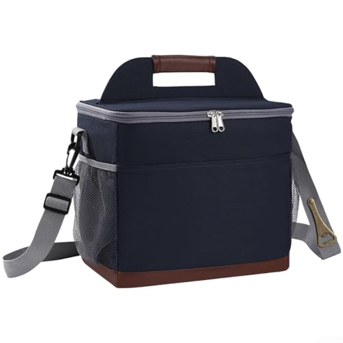 Bolsa de almuerzo aislada para mantener comida caliente con forro de PEVA lavable E 2