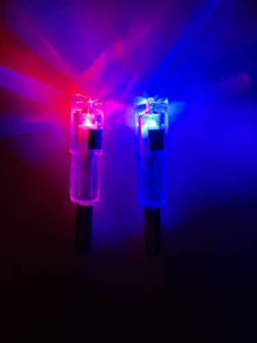 Deepower Lighted Nocks For Crossbow Bolts 6-Pack Arrow Nocks For .300"/7.62Mm Inside Diameter With On/Off Switch Archery Nocks For Archery Hunting (Strobe) #TOP2