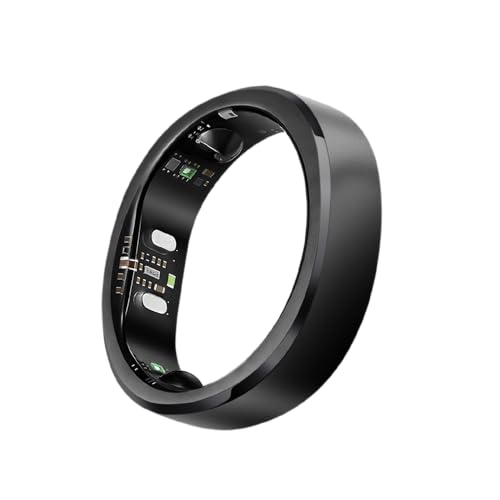 RingConn Gen 3 Worlds First Smart Ring with Vascular Trends No App Subscription Vibration Alerts Sleep Fitness & Heart Rate 14-Day Battery Life Size Before You Buy(Size 11 Matte Black)