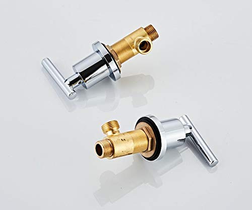 Mélangeur d'évier en or et chrome pour une salle de bain prestigieuse - 5
