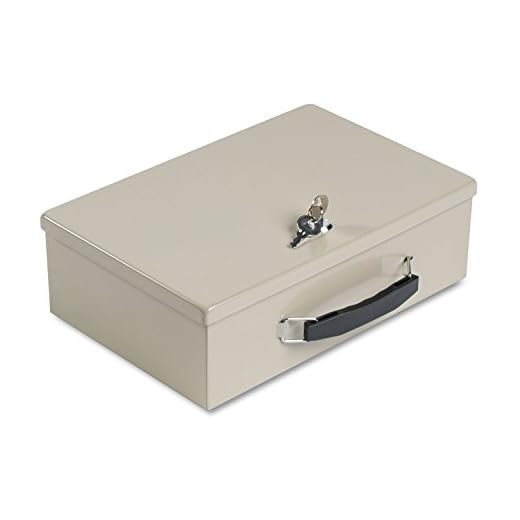 MMF Industries Fire-Retardant Cash Box with Lock, 1 Each (221614003)
