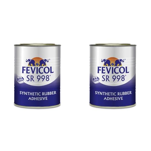 Image of Fevicol SR 998, 2 Litre - Multipurpose Adhesive | Sets in 10minutes | No masking tape required | Strong Rubber Adhesive | Suitable for Rubber. Fabric, Leather (Pack of 2)
