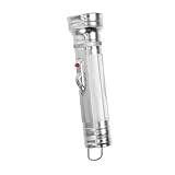 Mini petite lampe de poche : fabriquée avec un matériau métallique, la lampe de poche portable est de construction robuste pour une excellente durabilité, utile et sûre, pas facile à déformer, lampe de poche en métal rétro