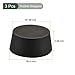 YOKIVE 3Pcs Rubber Stoppers, Tapered Plugs with High-Temperature Resistance | Protect Hole, Great for Lab Industry (Black, 48mm to 56mm)