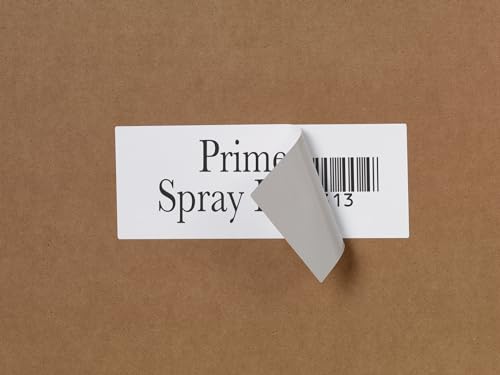 Image of Avery Durable White Cover Up ID Labels for Laser Printers, 3.25 x 8.375, Pack of 150 (61531)
