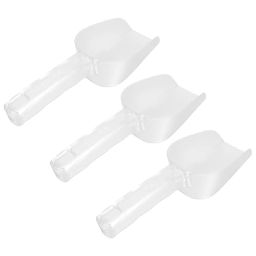 GALPADA 3 Piezas Pala De Hielo Acrílica Pala Para Hielo Harina y Cereales El Hogar