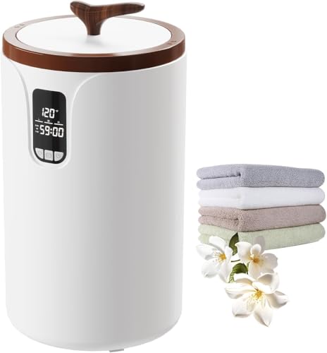 YardYonder Towel Warmer, 20L Towel Warmers for Bathroom with Timer Function, Temperature Adjustable, E2189M Model, Auto Shut Off, Even Heated Hot Towel Warmer for Towels, Bathrobes, Blankets