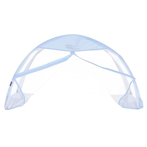Image of Dream On Me Ziggy Canopy - Blue, Compatible with Ziggy Square Playpen, UV, Rain & Bug Protection, Foldable & Travel-Friendly