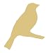 6" BIRD ON BRANCH Cutout Bird on Branch Unfinished Wood Shape Cutout Variety of Sizes USA Made Animal