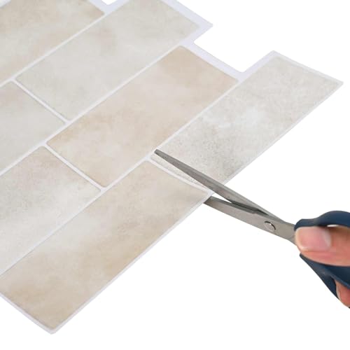 Azulejos de baño autoadhesivos para renovar la pared del hogar sin obras 6