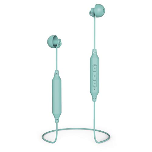 Thomson Bluetooth Kopfhörer Piccolino für Sport und unterwegs (In-Ear-Kopfhörer mit extrakleinen Ohrpolstern, Bluetooth Sportkopfhörer mit passiver Geräuschunterdrückung, ultraleicht, kabellos) türkis
