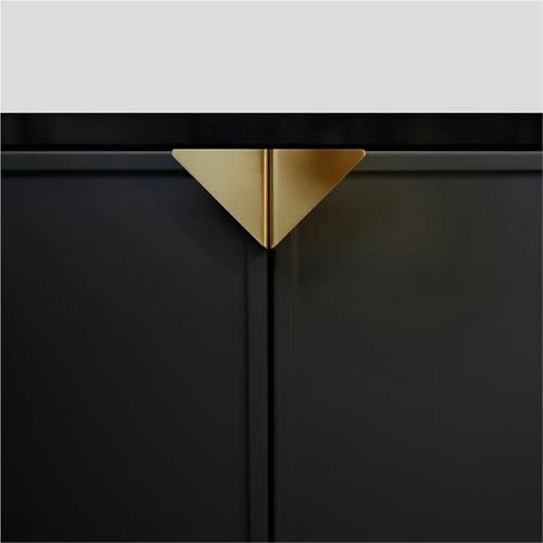 Tirador oculto de latón macizo para muebles de dormitorio modernos de 1 unidad 2