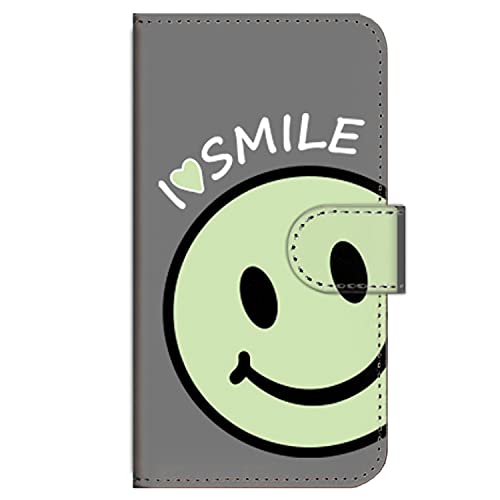 �K�[���Y�l�I �ėp ZTE �p Nubia S 5G A403ZT �ƌ݊����̂��� �P�[�X �X�}�z�P�[�X �蒠�^ �g�уJ�o�[ �ϏՌ� (I love SMILE/�p�X�e���O���[��) A403ZT-PD-GYR-YSZ-02519