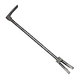 Council Tool Halligan Bar - 30 in Pikeless Forced Entry Tool with One Piece Steel Design & Key-in-Knob Fork Gap, Made in the USA - HAL1PTAC30