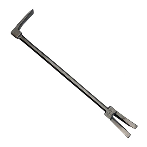 Council Tool Halligan Bar - 30 in Pikeless Forced Entry Tool with One Piece Steel Design & Key-in-Knob Fork Gap, Made in the USA - HAL1PTAC30