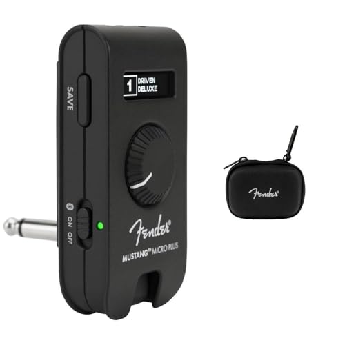 Fender Mustang Micro Plus Headphone Amplifier with...