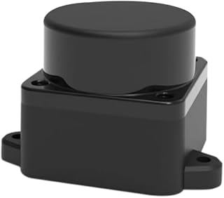 MENGJIE Coin-D6 360° TOF LiDAR Sensor, Coaxial Design Laser Distance Scanner with Enclosed Housing, High-Precision Lidar Module for Robot Navigation, SLAM Mapping, Compatible with ROS & Raspberry Pi