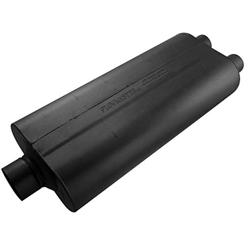Flowmaster 530722 70 Series Muffler - 3.00 Center In / 2.25 Dual Out - Mild Sound Black #TOP1