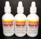 Deep Sea Generic for Ocean Nasal Moisturizing Spray 1.5 oz (44ML) 3 PACK Total 4.5 oz by Major Pharmaceuticals