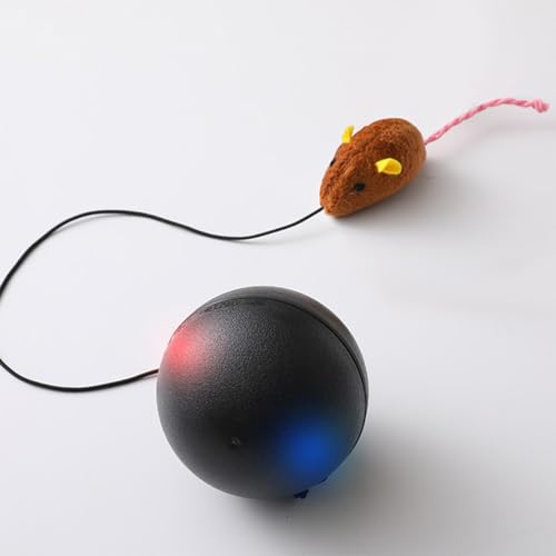 Pelota de juego interactiva con sensor de movimiento para activar mascotas sedentarias 5
