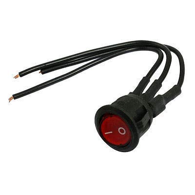 Commutateur AC 250V 6A élimine les faux contacts grâce au bouton SPST lumineux
