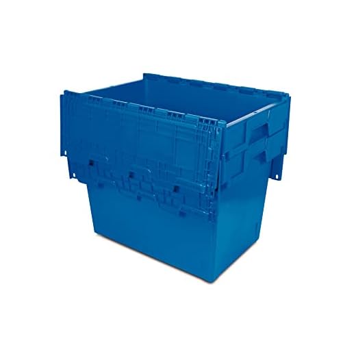 Tayg 6434-T Euro-caja con tapa para almacén y transporte, 600x400x340 mm