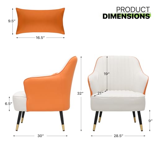 Sillón ergonómico plegable beige con tela de algodón miniatura 3